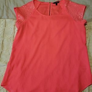 Express Sequin Sleeve Blouse